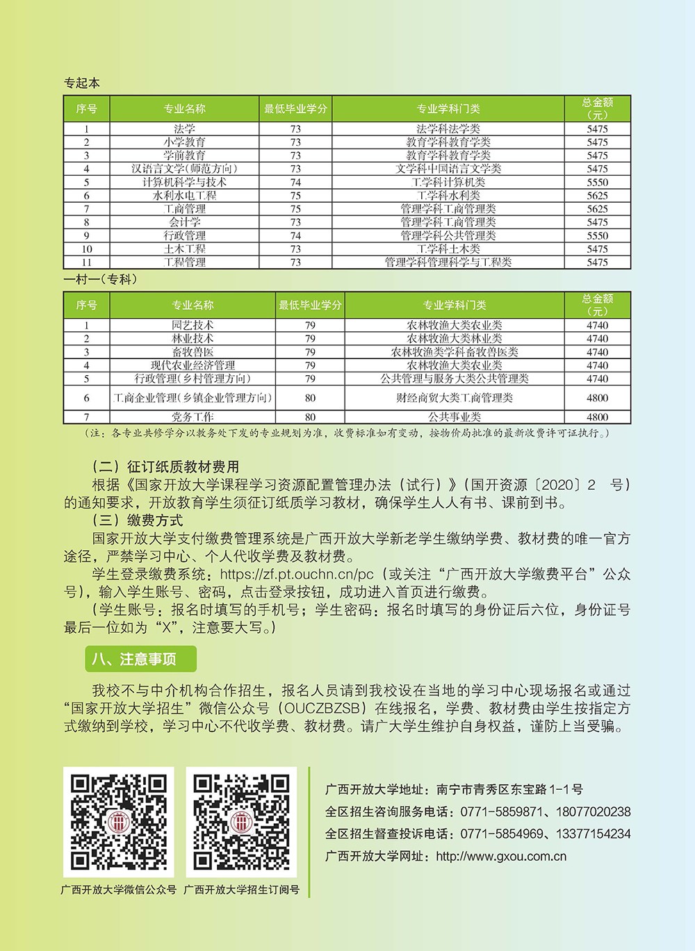 廣西荔浦開放大學2023年秋季招生簡章