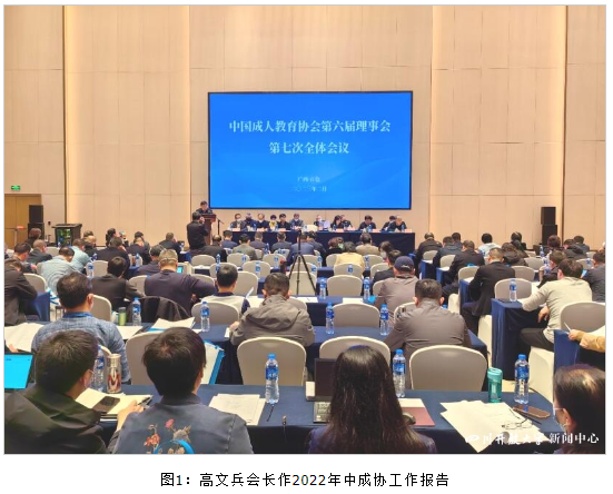 黨委書記楊俊輝受邀參加中國成人教育協會第六屆理事會第七次全體會議
