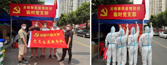 凝心聚力戰疫情 共克時艱勇擔當 —— 我校黨員志愿服務隊赴龍潭街道助力抗疫