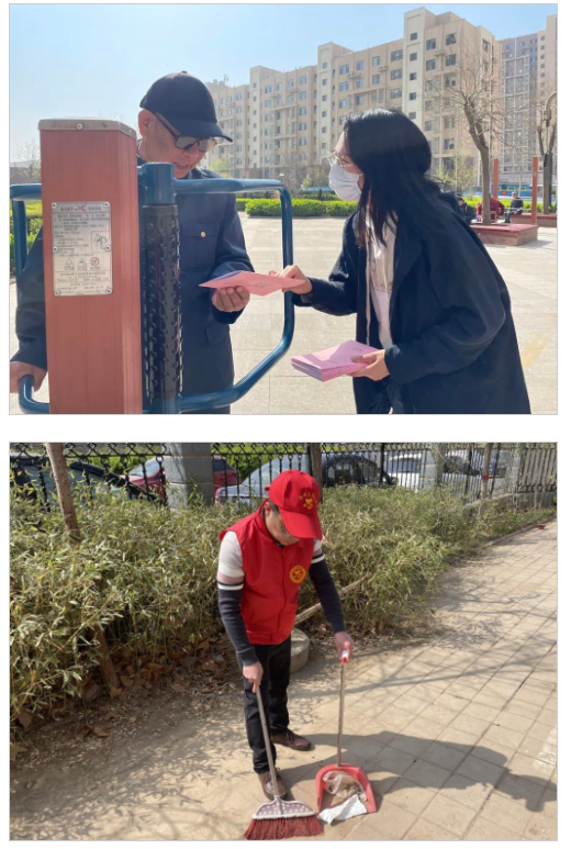 創建進社區共建文明城——滄州開放大學開展創城志愿服務活動