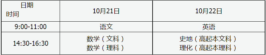 2023年山西成人高校招生統一考試時間表 2023年山西成人高校招生統一考試時間表