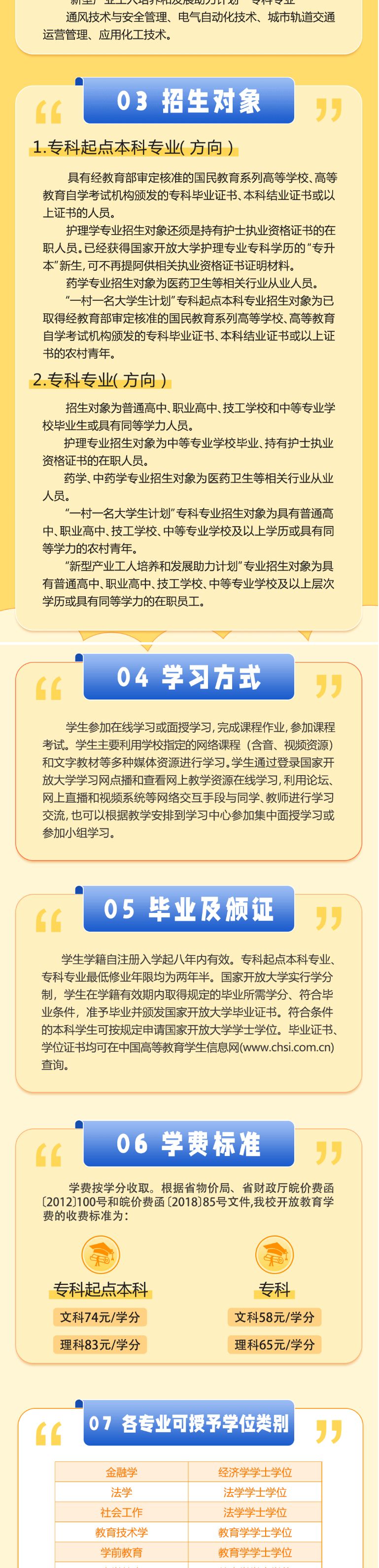 安徽開放大學2025年秋季開放教育招生簡章