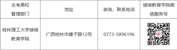 桂林理工大學2025年高等教育自學考試網絡助學試點招生簡章