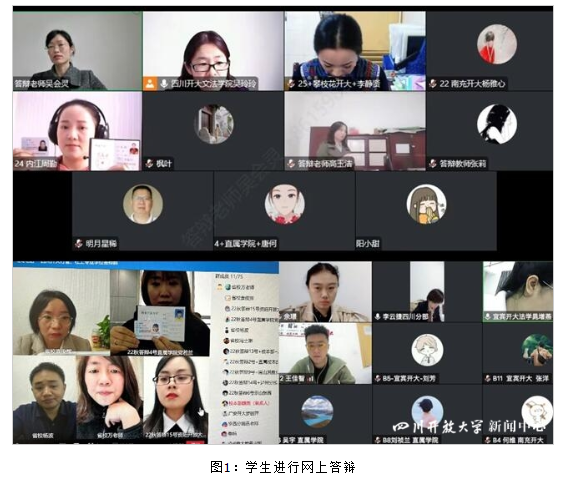 文法學院2022秋本科學位論文網上答辯工作順利開展