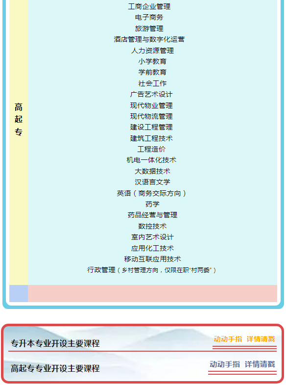 衢州常山開放大學2023年春季招生簡章